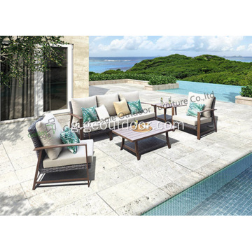 N&#39;èzí ngwá ụlọ n&#39;èzí Patio Sofa Set